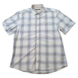 7 Diamonds mens shirt xxl Plaid Short Sleeve Button Up Nordstrom